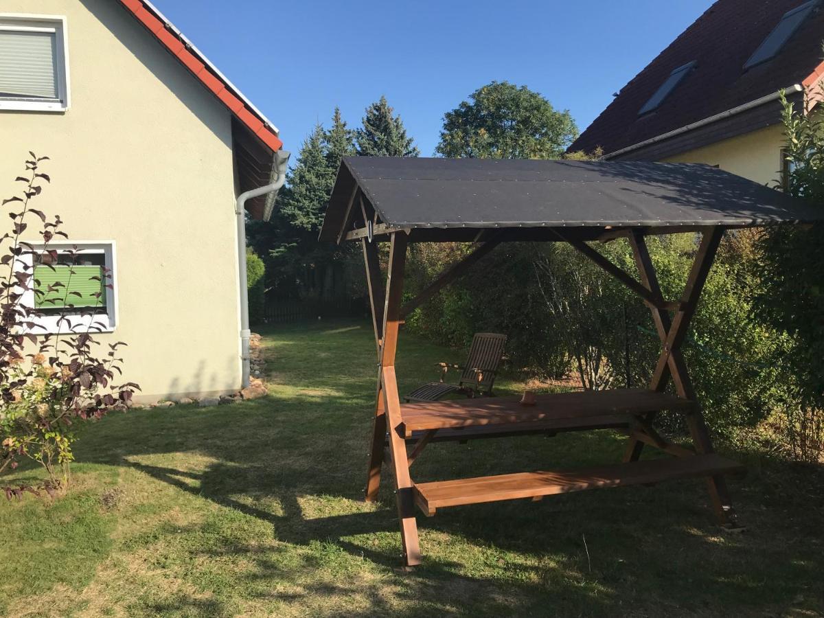 Ferienhaus Zur Heide - Erdgeschoss Radibor エクステリア 写真